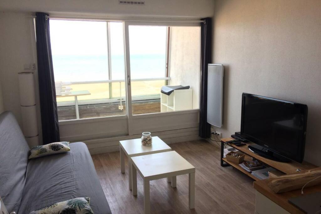 Appartement T2 Avec Vue Sur Mer Directe ! Courseulles-sur-Mer Kültér fotó